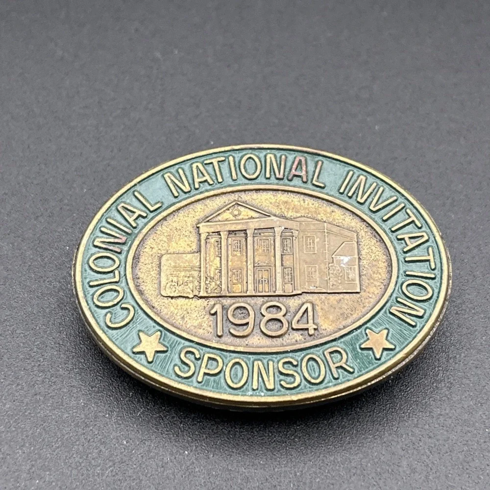1984 Colonial National Invitation PGA Golf Sponsor‎ Badge Pin